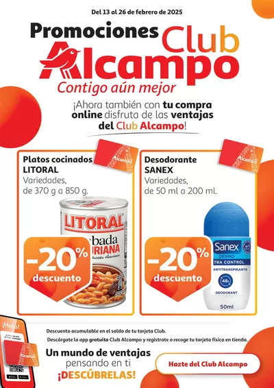 Catálogo Alcampo en Madrid | Promociones Club Alcampo Contigo aún mejor | 13/2/2025 - 26/2/2025