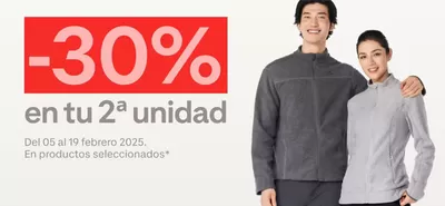 Ofertas de Deporte en Ciempozuelos | -30% en tu 2a unidad de Decathlon | 13/2/2025 - 19/2/2025