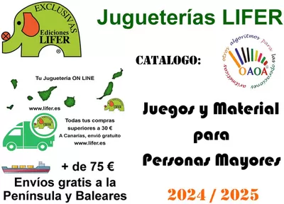 Catálogo Jugueterías Lifer | Juegos y Material para Personas Mayores | 14/2/2025 - 31/12/2025