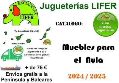 Catálogo Jugueterías Lifer | Muebles para el Aula | 14/2/2025 - 31/12/2025