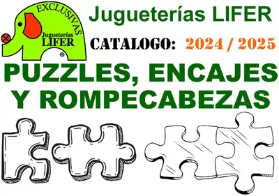 Catálogo Jugueterías Lifer en Santa Cruz de Tenerife | PUZZLES, ENCAJES Y ROMPECABEZ | 14/2/2025 - 31/12/2025