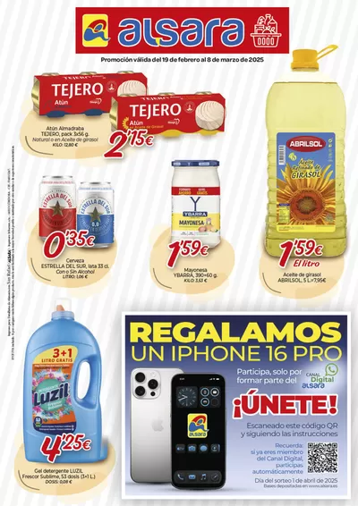 Catálogo Alsara Supermercados | Promoción válida del 19 de febrero al 8 de marzo de 2025 | 19/2/2025 - 8/3/2025