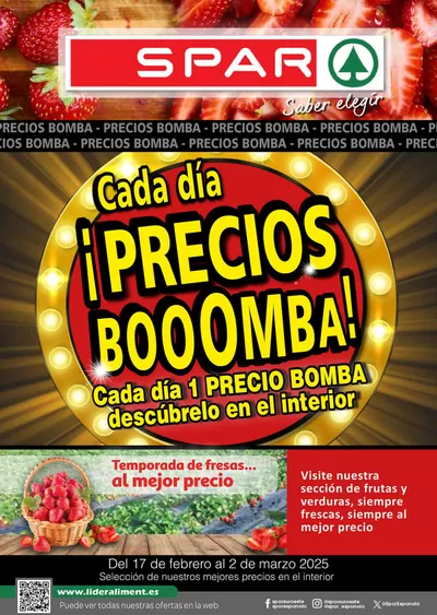 Catálogo SPAR en El Puerto De Santa María | Precios Booomba! | 17/2/2025 - 2/3/2025