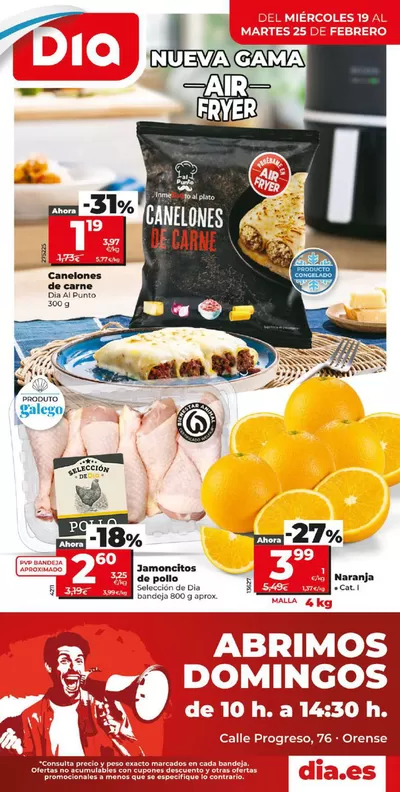 Ofertas de Hiper-Supermercados en Pereiro de Aguiar | Nueva Gama Dia del 19 al 25 de febrero de Dia | 19/2/2025 - 25/2/2025