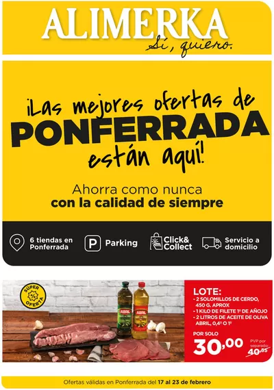 Catálogo Alimerka | Ponferrada del 17 al 23 de febrero | 17/2/2025 - 23/2/2025