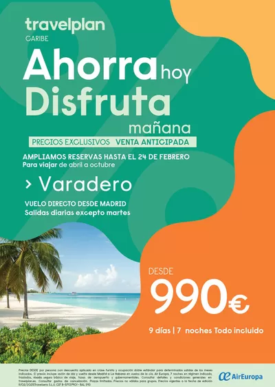 Ofertas de Viajes en Ciempozuelos | Travelplan Varadero desde 990€ de Travelplan | 19/2/2025 - 24/2/2025