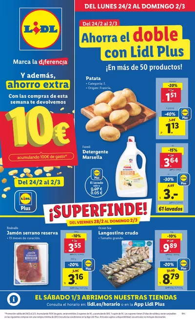 Catálogo Lidl en Manacor | № 1 PRECIO - Ofertas válidas del 24/02 al 02/03 | 24/2/2025 - 2/3/2025