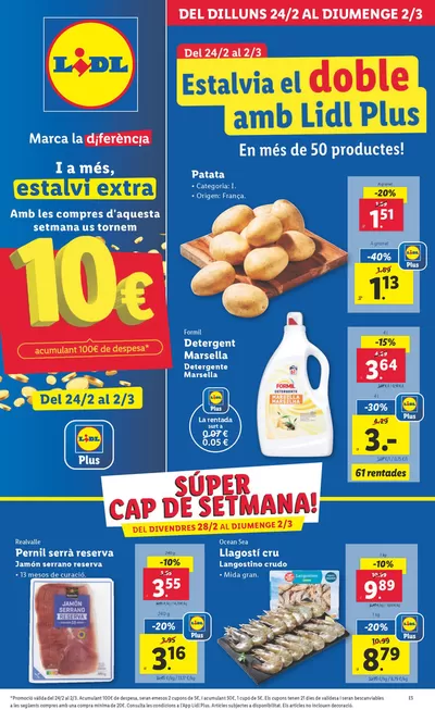 Catálogo Lidl en Terrassa | № 1 PRECIO - Ofertas válidas del 24/02 al 02/03 | 24/2/2025 - 2/3/2025