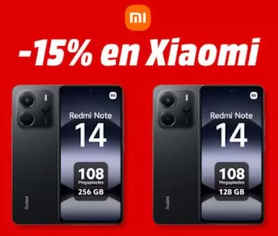 Catálogo MediaMarkt en Esplugues de Llobregat | -15% en Xiaomi | 18/2/2025 - 22/2/2025