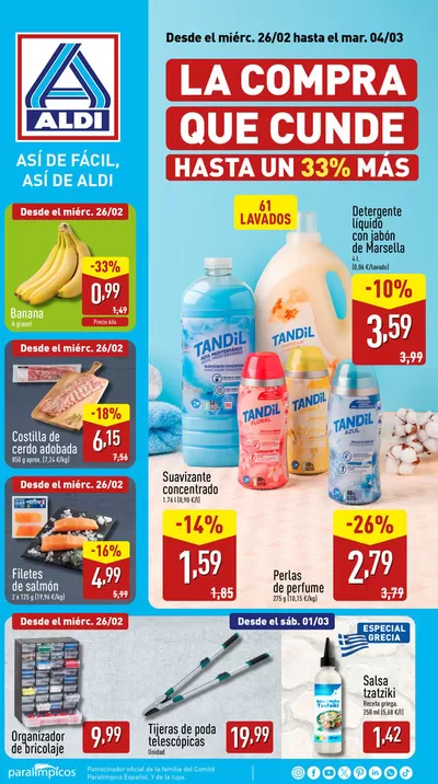 Catálogo ALDI en Melilla |  Así de fácil, así de Aldi | 26/2/2025 - 4/3/2025