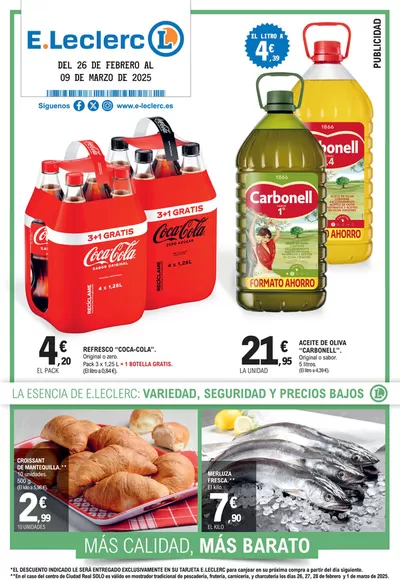 Catálogo E.Leclerc en Salamanca | Hiper ofertas Salamanca | 26/2/2025 - 9/3/2025