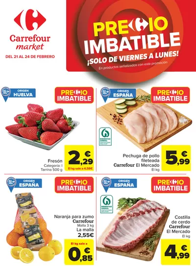 Catálogo Carrefour Market en Alcorcón | Precios Imbatible | 21/2/2025 - 24/2/2025