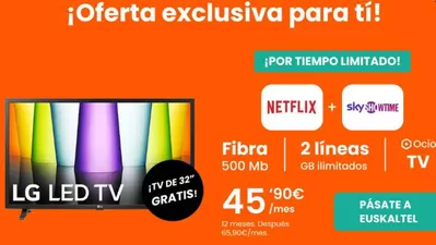 Ofertas de Informática y Electrónica en Tudela | Oferta exclusiva para ti! de Euskaltel | 19/2/2025 - 25/2/2025