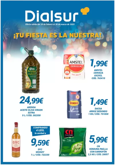 Catálogo Dialsur Cash & Carry | Oferta fiestas Magdalena | 20/2/2025 - 30/3/2025