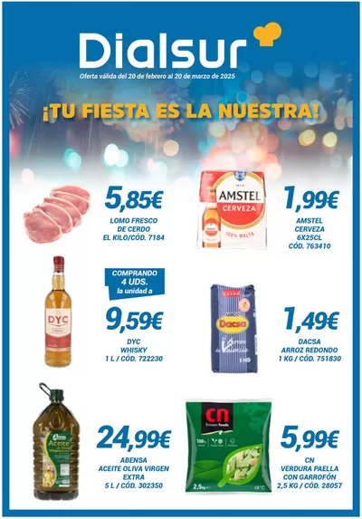 Catálogo Dialsur Cash & Carry | Oferta fiestas Fallas | 20/2/2025 - 20/3/2025