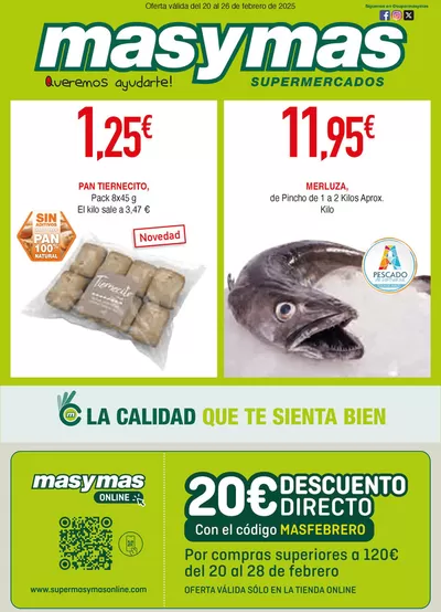 Catálogo Masymas en Colunga | Oferta válida del 20 al 26 de febrero de 2025 | 20/2/2025 - 26/2/2025