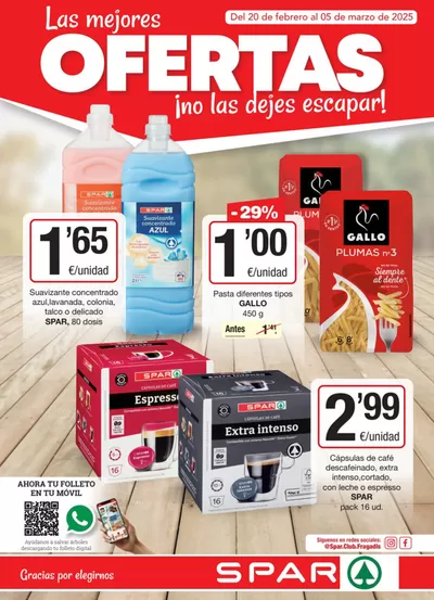 Catálogo SPAR Fragadis en Vinarós | Las mejores ofertas no las dejes escapar! | 20/2/2025 - 5/3/2025