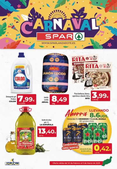 Catálogo SPAR Lanzarote en Arrecife | Folleto SPAR Lanzarote | 20/2/2025 - 5/3/2025