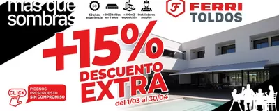 Ofertas de Jardín y Bricolaje en Villena | 15% descuento extra de Ferri | 1/3/2025 - 30/4/2025