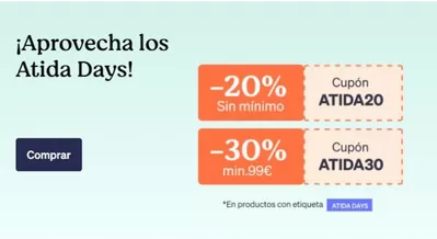 Ofertas de Salud y Ópticas en Madrid | Atida Days! de Atida MiFarma | 20/2/2025 - 21/2/2025