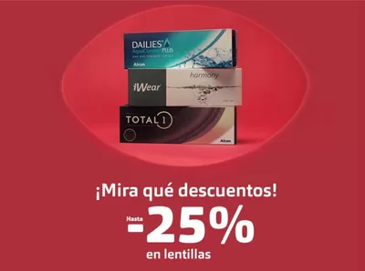 Ofertas de Salud y Ópticas en Madrid | Hasta -25% en lentillas de MasVisión | 20/2/2025 - 5/3/2025