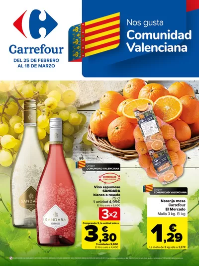 Catálogo Carrefour en Castellón de la Plana | Nos gusta Comunidad Valenciana | 25/2/2025 - 18/3/2025