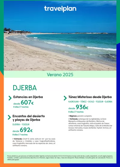 Ofertas de Viajes en Sabadell | Travelplan Djerba de Travelplan | 21/2/2025 - 15/3/2025