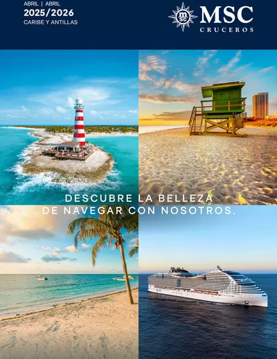 Catálogo Nautalia Viajes en Medina del Campo | Catálogo MSC Cruceros Caribe 2025 - 2026 | 21/2/2025 - 31/1/2026