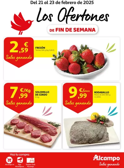 Catálogo Alcampo en Madrid | Los Ofertones DE FIN DE SEMANA | 21/2/2025 - 23/2/2025