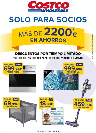 Catálogo Costco en Getafe | Catálogo Precios y Promos | 21/2/2025 - 16/3/2025