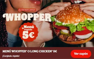 Ofertas de Restauración en Sabadell | Promoción de Burger King | 21/2/2025 - 28/2/2025