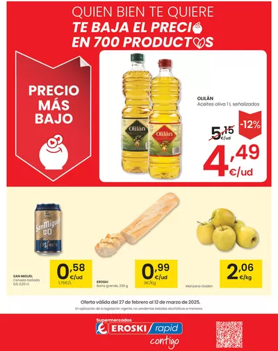 Catálogo Eroski en Madrid | Precio más bajo | 27/2/2025 - 12/3/2025