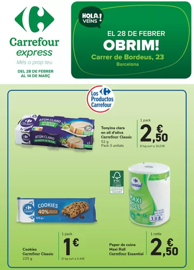 Catálogo Carrefour Express | Obrim! | 28/2/2025 - 14/3/2025