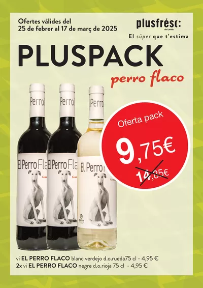 Catálogo Plusfresc en Artesa de Segre | Pluspack El Perro Flaco | 25/2/2025 - 17/3/2025