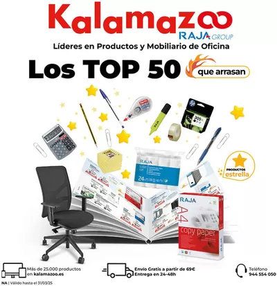 Ofertas de Libros y Papelerías en Yeles | Staples Kalamazoo 50 Productos TOP de Staples Kalamazoo | 25/2/2025 - 31/3/2025