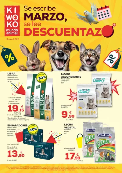 Ofertas de Hiper-Supermercados en La Orotava | Se escribe Marzo, se lee descuentazo de Kiwoko | 27/2/2025 - 26/3/2025