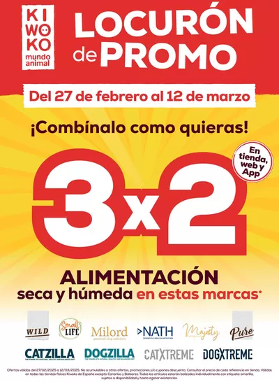 Catálogo Kiwoko en Coslada | Locurón de promo! | 27/2/2025 - 12/3/2025