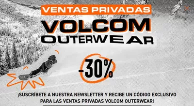 Ofertas de Deporte en Zaragoza | -30% de Volcom | 25/2/2025 - 9/3/2025