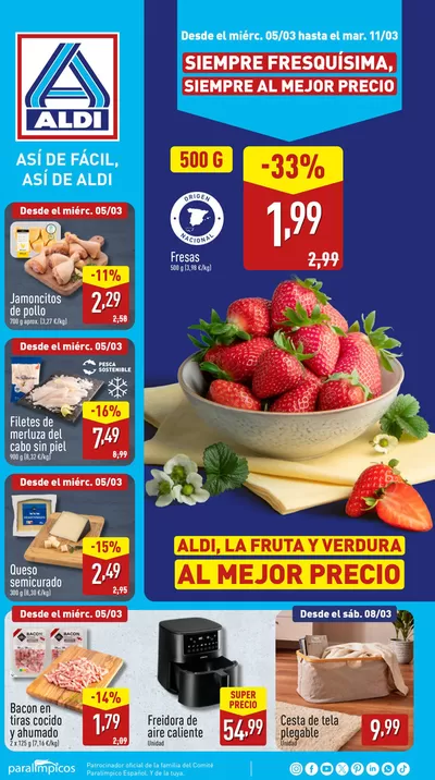 Catálogo ALDI | ¡Así de fácil, así de Aldi! | 5/3/2025 - 11/3/2025