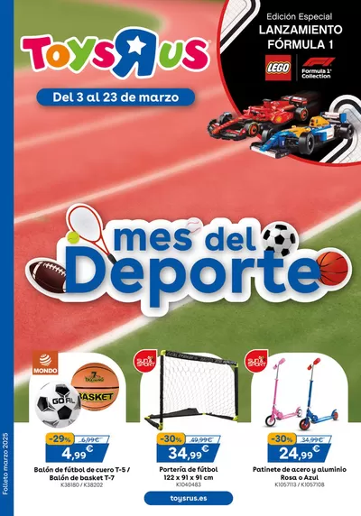 Catálogo ToysRus en Valencia | Mes del deporte | 3/3/2025 - 23/3/2025