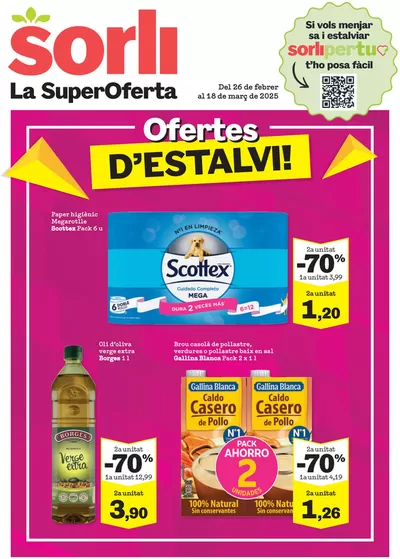 Catálogo Sorli en Castelldefels | Ofertes D'ESTALVI! | 26/2/2025 - 18/3/2025