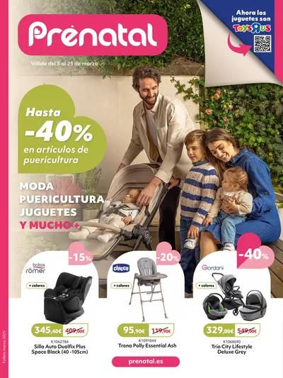 Ofertas de Juguetes y Bebés en Siero | Hasta -40% en artículos de puericultura de Prénatal | 3/3/2025 - 23/3/2025