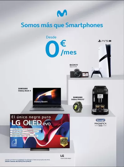 Ofertas de Informática y Electrónica en Santa María de Guía de Gran Canaria | Somos más que Smartphones de Movistar | 26/2/2025 - 2/4/2025