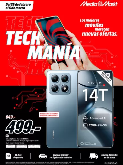 Ofertas de Informática y Electrónica en Zamora | Los mejores móviles merecen nuevas ofertas de MediaMarkt | 26/2/2025 - 6/3/2025