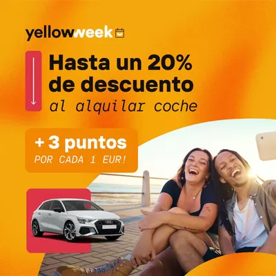 Ofertas de Viajes en Viladecans | Hasta un 20% de descuento al alquilar coche de Travel Club | 26/2/2025 - 28/2/2025