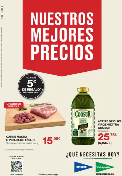 Catálogo Hipercor en Valencia | NUESTROS MEJORES PRECIOS | 27/2/2025 - 12/3/2025