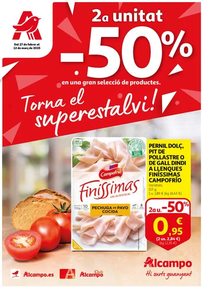 Catálogo Alcampo | -50% en una gran selección de productos | 27/2/2025 - 12/3/2025