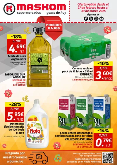 Catálogo Maskom Supermercados en Velez | Oferta válida desde el 27 de febrero hasta el 30 de marzo 2025 | 28/2/2025 - 31/3/2025