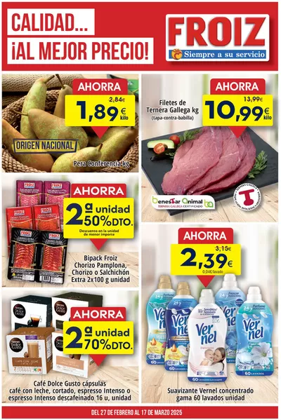 Catálogo Froiz en Torrejón de la Calzada | CALIDAD... ¡AL MEJOR PRECIO! | 28/2/2025 - 17/3/2025