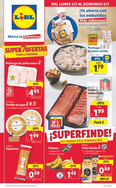 Catálogo Lidl en Gáldar | № 1 PRECIO - Ofertas válidas del 03/03 al 09/03 | 3/3/2025 - 9/3/2025